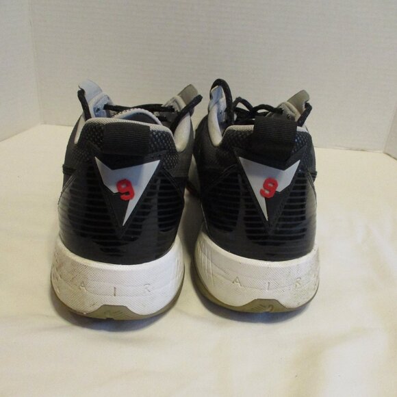 Jordan Men Size 12 Black Red Gray White Lace Up Athletic Basketball Shoes